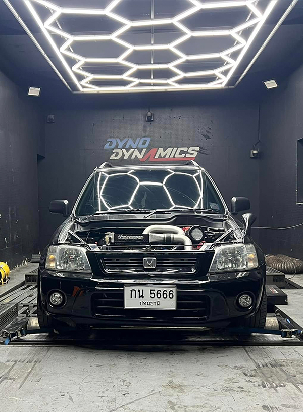 รถซิ่งวิ่งแก๊ส Honda CRV K24 Turbo LPG